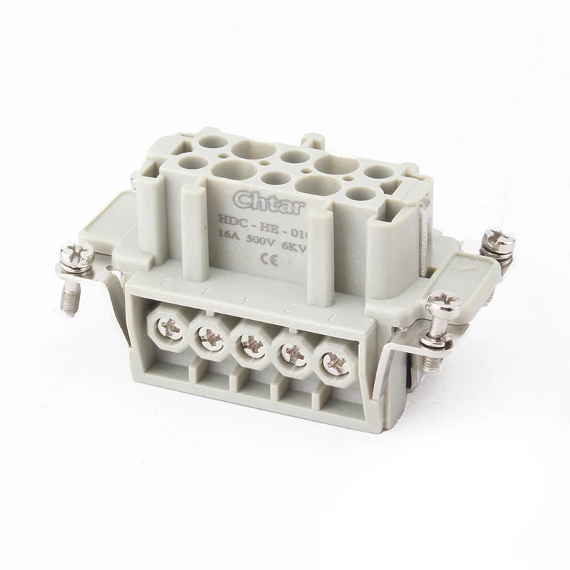 M/F 10-stifts insats för kraftig kontakt