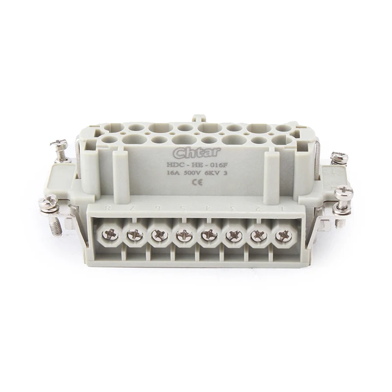 M/F 16-stifts insats för kraftig kontakt